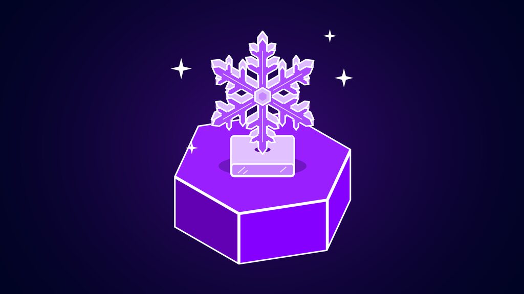 data center energy ai environmental threat e snowflake standing in a block of ice