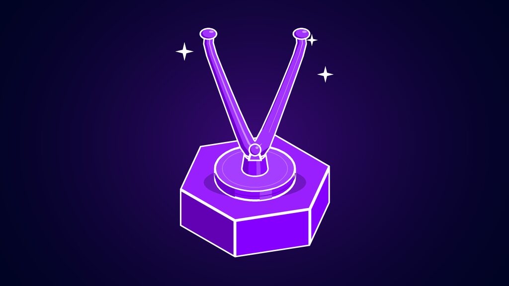 decision model layer ai agents stack sprawl c wishbone standing in a round display stand