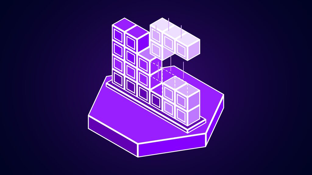 destro ai robots humans warehouse orchestration seed d tetromino stack with falling piece