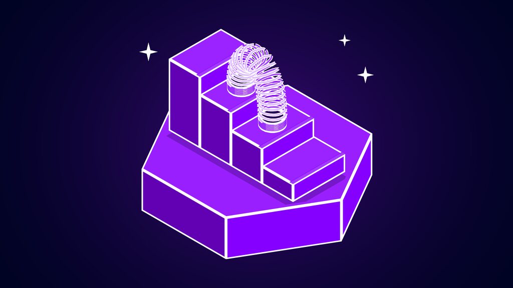 google playground ai game creation unity spark c slinky spring toy stepping down a flight of stairs