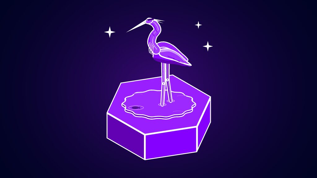grok bot x integration search read monitor d heron standing still in a shallow pool