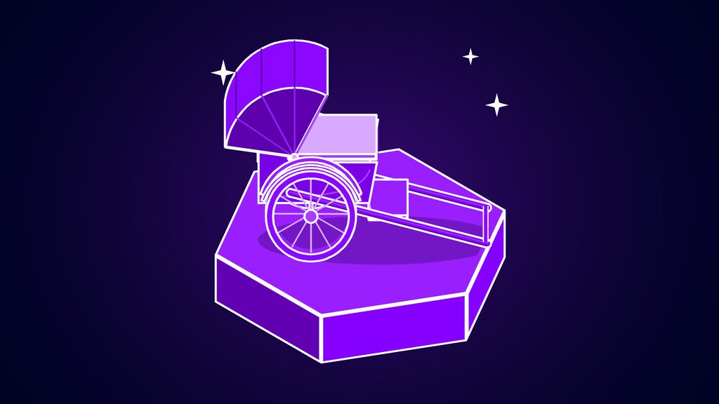 hark ai assistant brett adcock figure launch this week b rickshaw with an empty seat under its hood