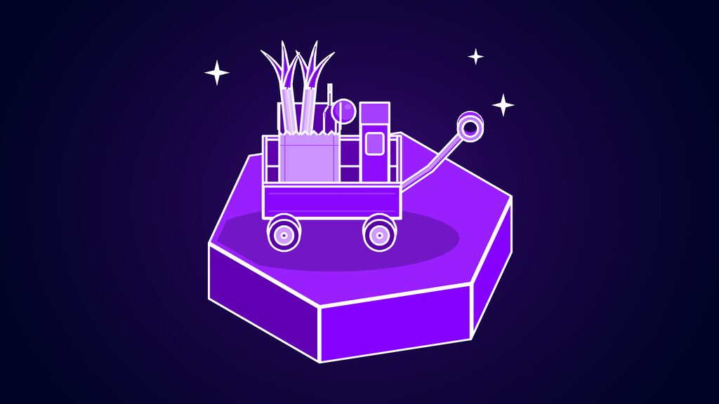 hark pro ai agent web ios android launch c pull along wagon carrying a paper grocery bag