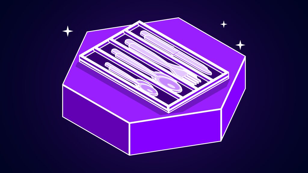 hark pro ai agent web ios android launch f cutlery tray with forks knives and spoons