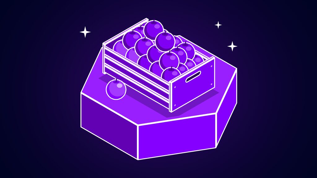 microsoft ai pcs challenges apple b slatted wooden crate heaped with round fruit