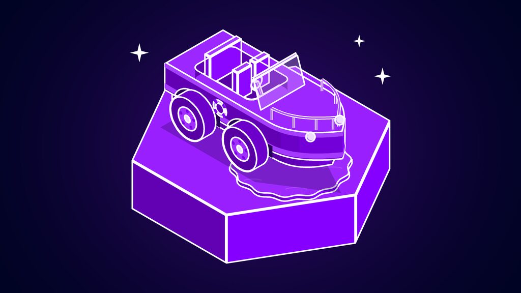 microsoft ai pcs challenges apple f amphibious boat car on four wheels