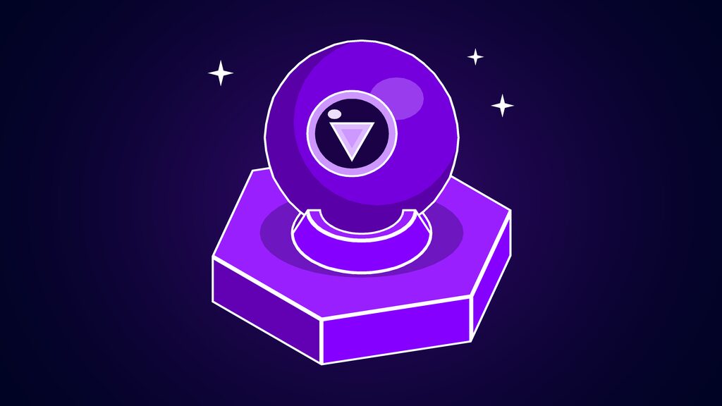 Decision-1 - microsoft decision 1 gemini thinking levels a magic 8 ball on a ring stand