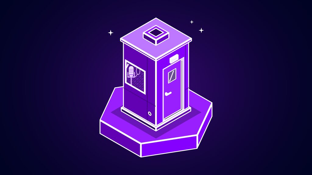 openai voices api python sdk chatgpt virtual try on c vocal booth with a door and a small window