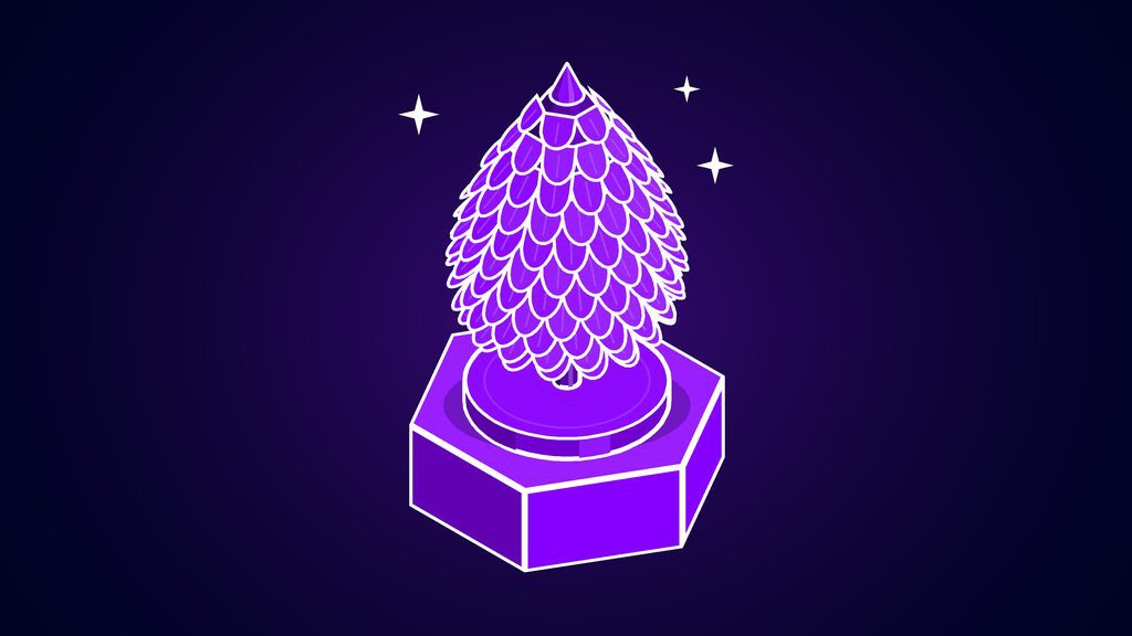 pine computer cloud environment agentic tasks e pinecone on a round base