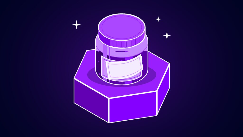 rename ai trump super intelligence looking artificial d jam jar with a new label over an old one