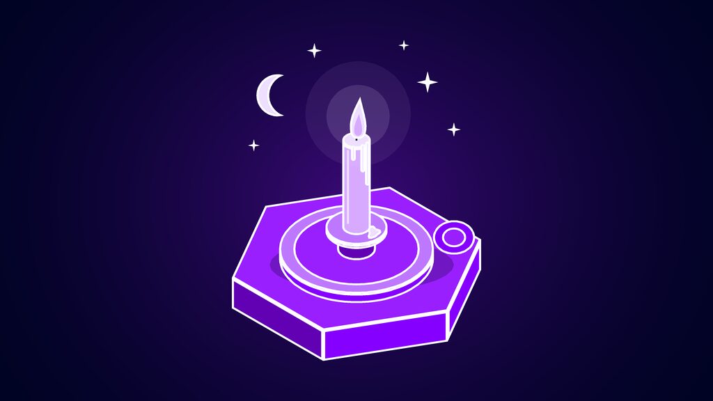suno speech ai voice music spoken word beta b chamberstick with a lit candle and twinkling stars