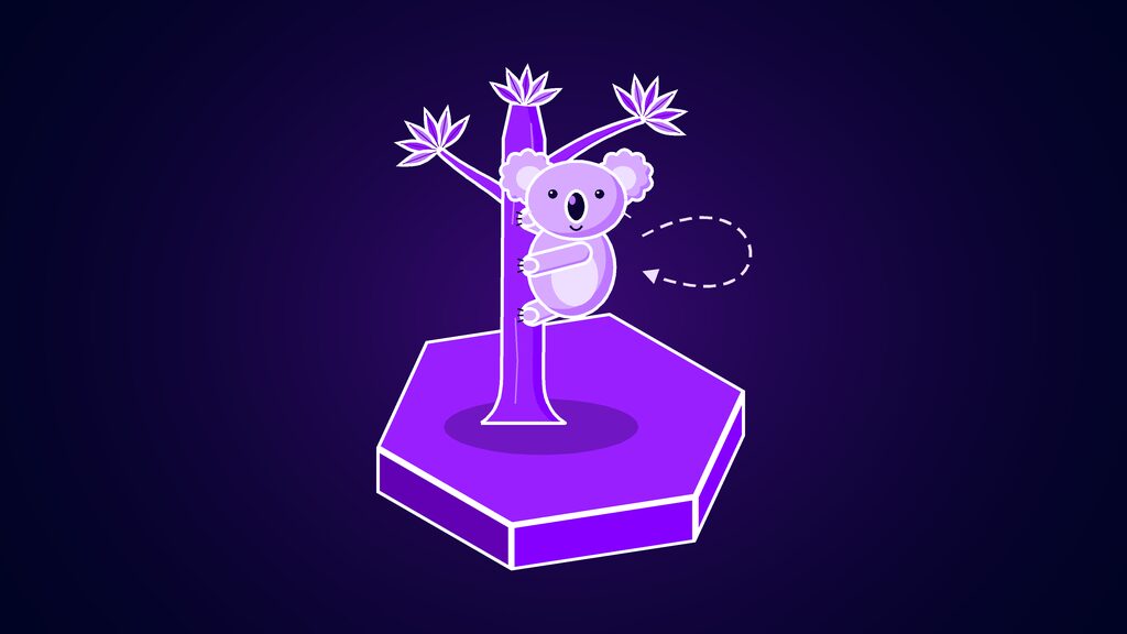 suno speech ai voice music spoken word beta c koala clinging to a tree under a looping arc