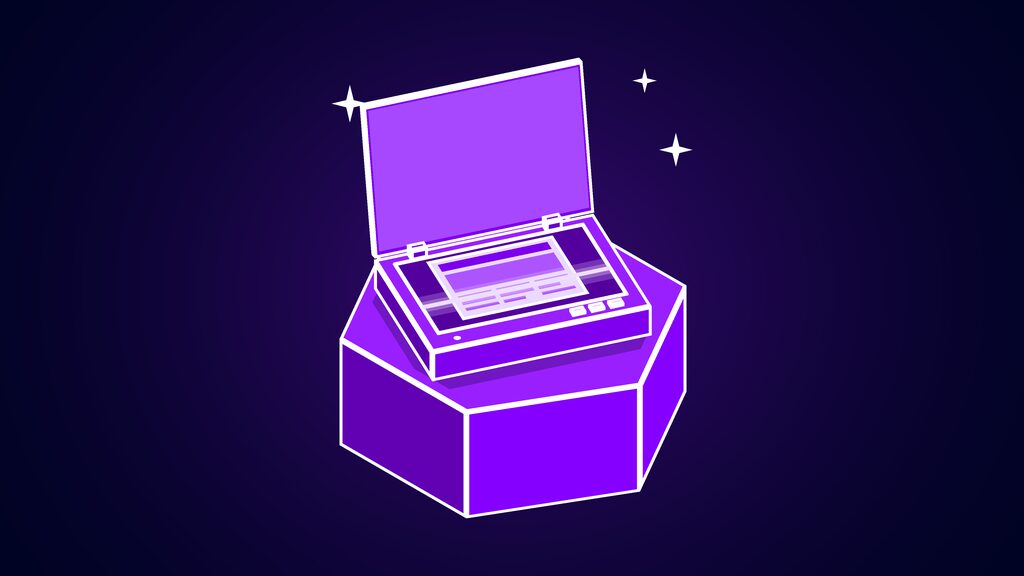 usa today lawsuit openai copyright 250 million d flatbed scanner with its lid up and a newspaper page on the glass