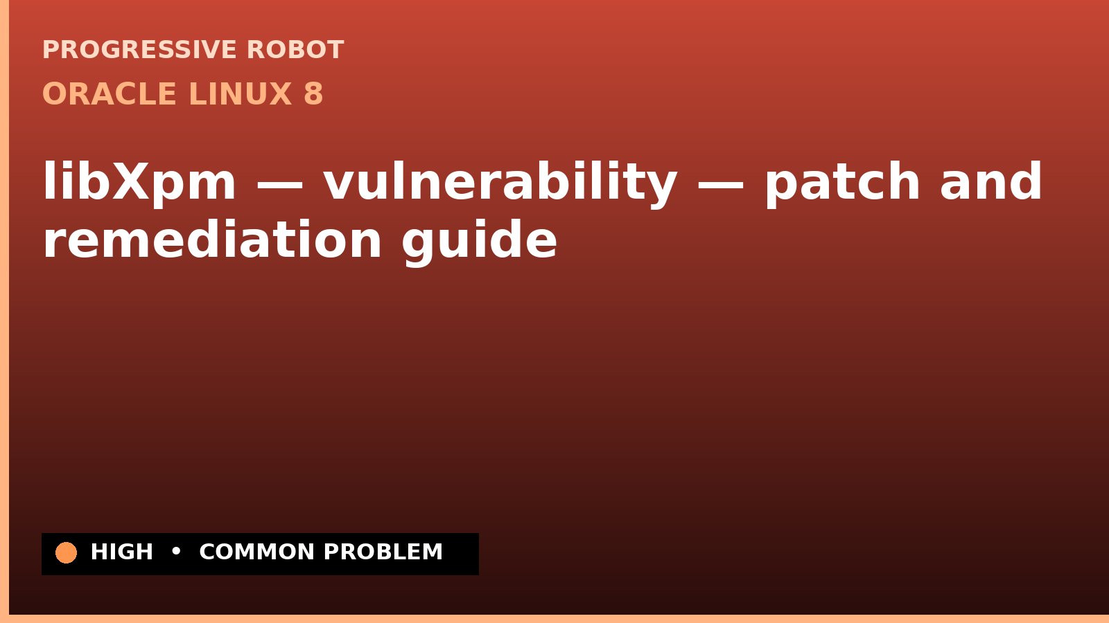 Oracle Linux 8 — libXpm — vulnerability — patch and remediation guide (ELSA-2023-0379)