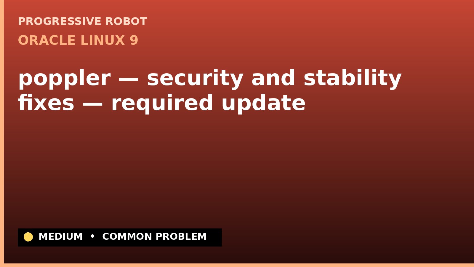 Oracle Linux 9 — poppler — security and stability fixes — required update (ELSA-2023-2259)